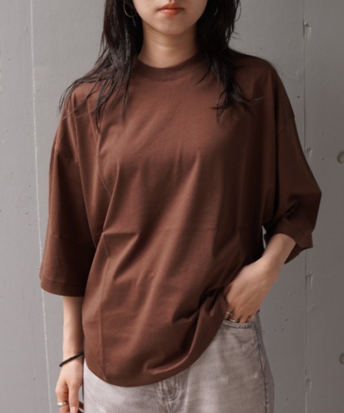 ATON（エイトン） tシャツ SUVIN 60/2 | WIDE SLEEVE T-SHIRT/2026AW