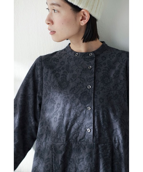「Sunny clouds」 長袖ワンピース M ブラック レディース_画像5