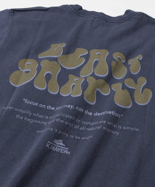 「KRIFF MAYER」 半袖Tシャツ X-LARGE ネイビー メンズ_画像5