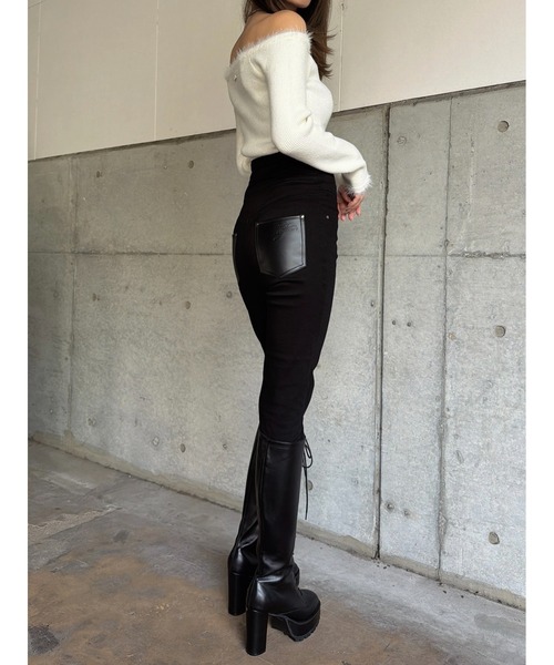 「EGOIST」 スキニーパンツ SS ブラック レディース_画像7