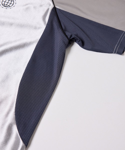 「AIVER」 半袖Tシャツ MEDIUM シルバー メンズ_画像2