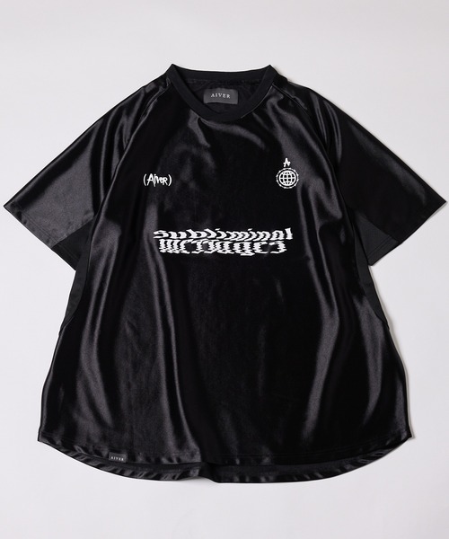 「AIVER」 半袖Tシャツ MEDIUM シルバー メンズ_画像3