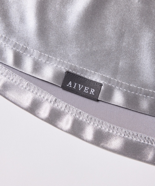 「AIVER」 半袖Tシャツ MEDIUM シルバー メンズ_画像8