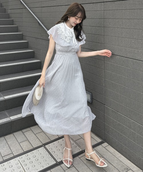 Cheek（チーク） ノースリーブワンピース MEDIUM ラベンダー 