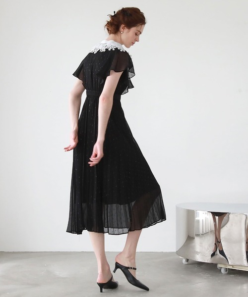「Cheek」 ノースリーブワンピース MEDIUM ラベンダー レディース_画像7