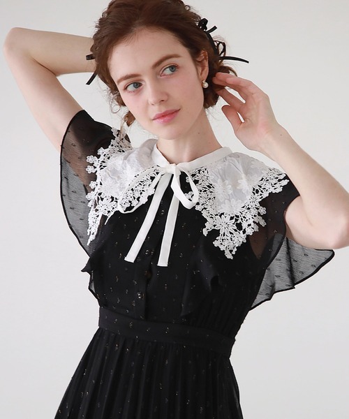 「Cheek」 ノースリーブワンピース MEDIUM ラベンダー レディース_画像8