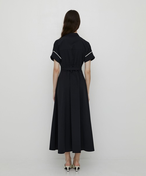 ワンピース 夏 半袖 「大人気！｜WEB限定」レジーロカシュクールワンピース｜夏服/半袖/オフィスカジュアル/ウォッシャブル/接触冷感/遮熱/UVカット/吸水… | UNITED TOKYO | 15