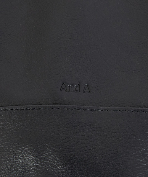 「And A」 トートバッグ FREE ブラック メンズ_画像4