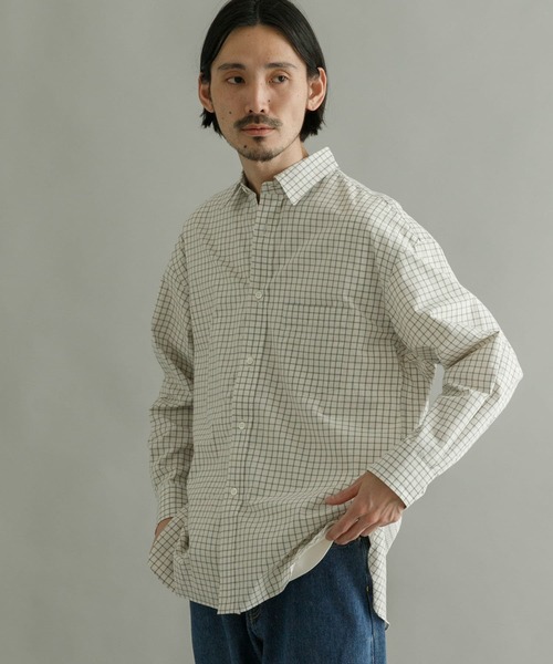「URBAN RESEARCH」 長袖シャツ MEDIUM ブルー系その他 メンズ_画像4