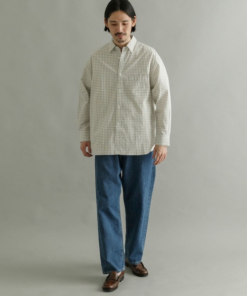 「URBAN RESEARCH」 長袖シャツ MEDIUM ブルー系その他 メンズ_画像6