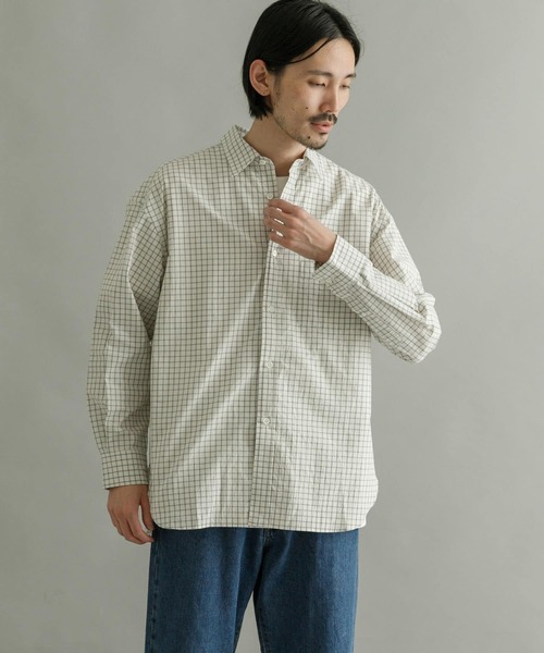 「URBAN RESEARCH」 長袖シャツ MEDIUM ブルー系その他 メンズ_画像8