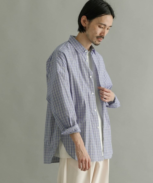 「URBAN RESEARCH」 長袖シャツ MEDIUM ブルー系その他 メンズ_画像9