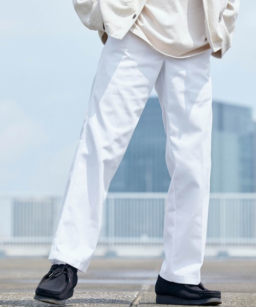 新品 ヒッキーフリーマン チノパンツ 82 MPT3056 Lサイズ ホワイト Dickies（ディッキーズ） ワイドパンツ チノパン THE ORIGINAL 874
