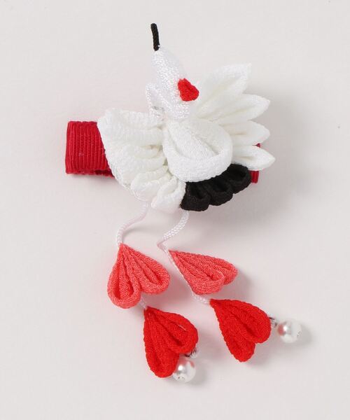 SweetMommy（スウィートマミー） つまみ細工「鶴・段菊」ヘア