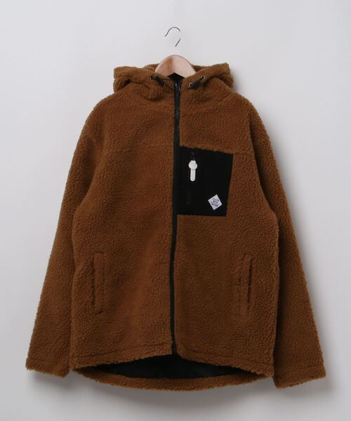 MUG ブルゾン アウター 「セレクト」表ボアZIPパーカー レディース