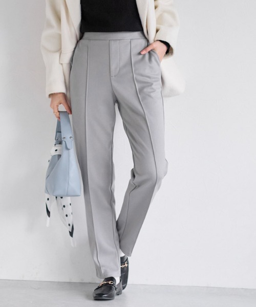 Pierrot（ピエロ） パンツ 「保湿」「起毛」カット起毛ピンタック