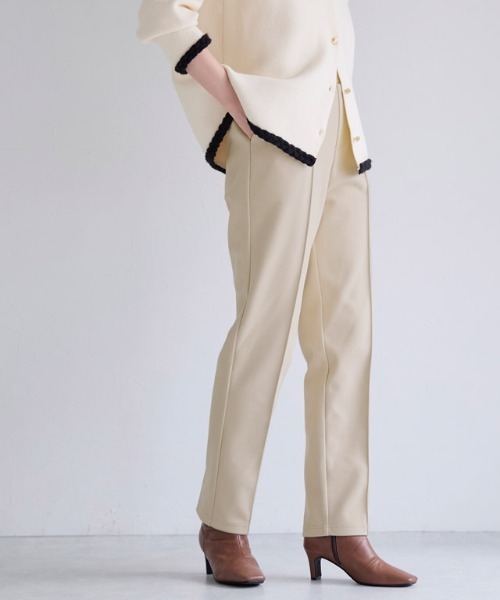 Pierrot（ピエロ） パンツ 「保湿」「起毛」カット起毛ピンタック