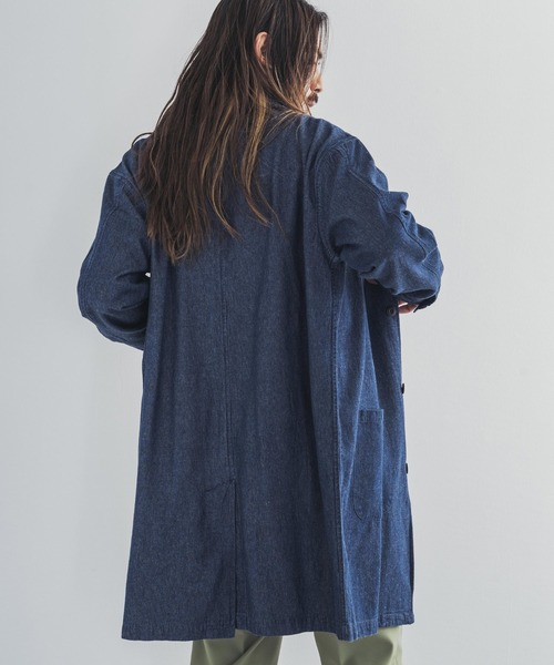 希少 BLUE BLUE デニム ステンカラーコート Ｍ MACKINTOSH(マッキントッシュ)のデニムステンカラーコートが