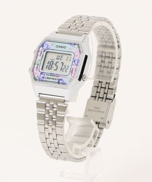 値下げ可CASIO デジタル腕時計 シルバー　ダイヤモンド入り CASIO 腕時計 「CASIO」デジタル BOYS レディース : ZOZOTOWN