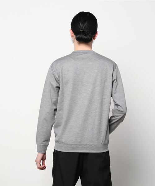 three dots（スリー ドッツ） スウェット Men's soft punch l/s crew