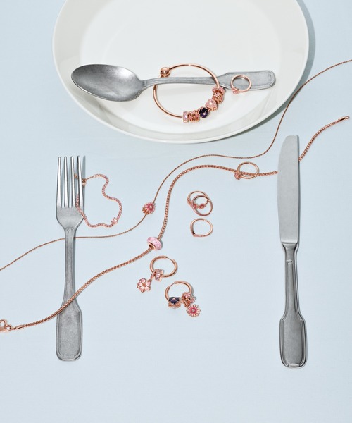 PANDORA（パンドラ） チャーム チェリーブロッサム サクラ ダングル