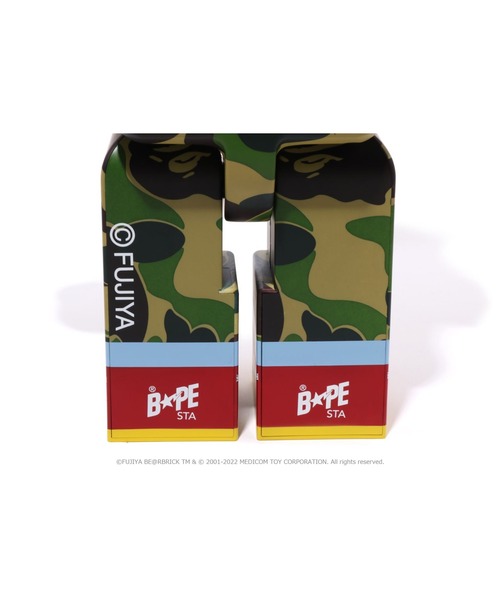 BAPE x FUJIYA (不二家) ABC CAMO PEKO ソフビ A BATHING APE｜【 BAPE X FUJIYA 】ABC CAMO PEKO BE@RBRICK 1000