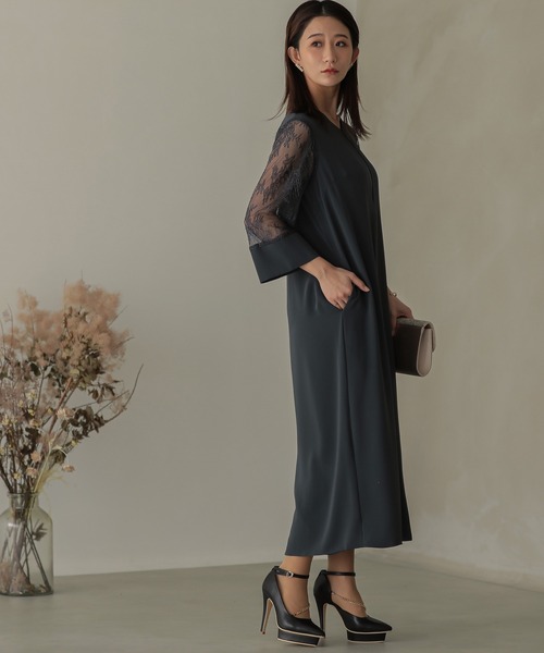 エピックディ【美品】ディープスリットネックロングワンピース　LL 楽天市場】【10%OFF】epic day エピックデイ ワンピース