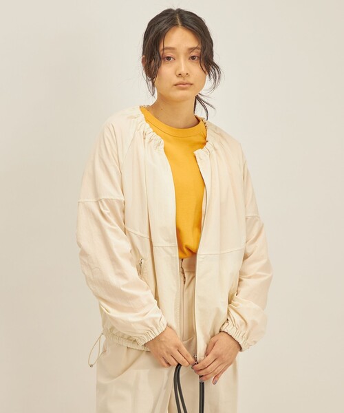 新品★ タックギャザーショートブルゾン UN3DTUCK GATHER SHORT BZ タックギャザーショートブルゾン