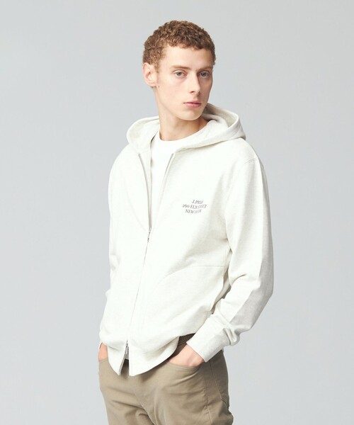 J.PRESS（J.プレス） パーカー インレージャージー ロゴフルジップ