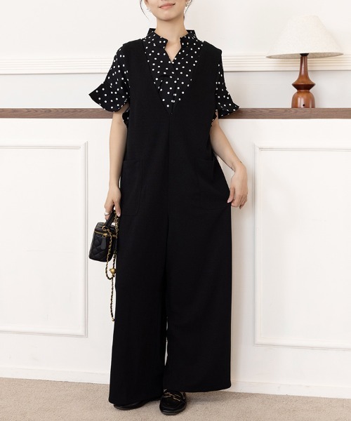 ブラウス シャツ フリル袖ドット柄ブラウス レディース : ZOZOTOWN