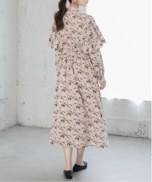 La-gemme（ラジェム） ワンピース フラワーラッフルフリルワンピース