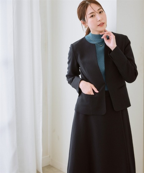 7days Life Styling セットアップ 洗える・ストレッチ ウール調