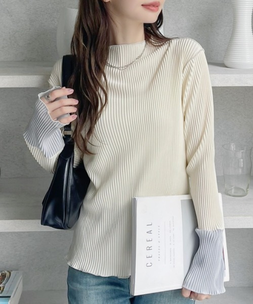 tシャツ 「25AWの新色登場!」 これ1枚でオシャレ見え。袖 配色