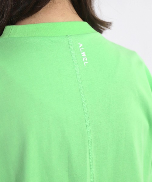 tシャツ 「ALWEL」 DROP SHOULDER TOP  / ドロップショルダートップス レディース ALWEL tシャツ 「ALWEL」 DROP SHOULDER TOP / ドロップ
