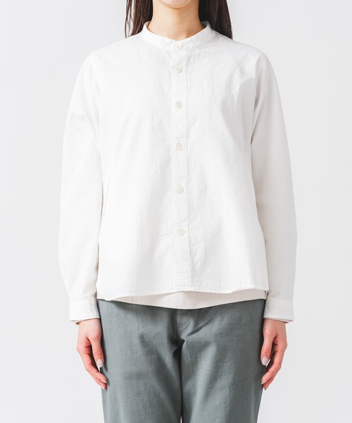 OHGA LADY ベージュ ブラウス SUGAR BISKET ブラウス シャツ ケープカラーブラウス レディース