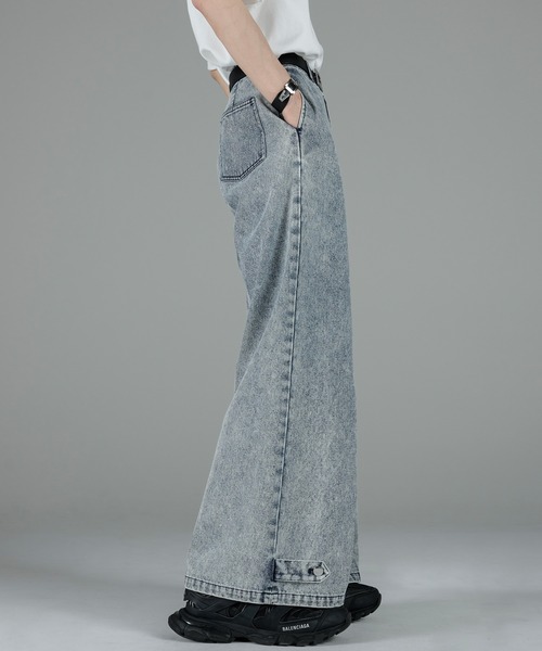 パンツ デニム ジーンズ extra quality 12oz wide flare denim