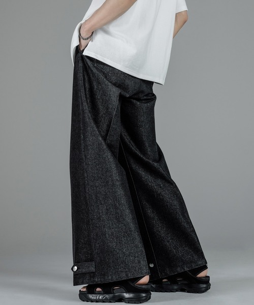 2点】極上ふわもちニット エクストラクオリティワイドフレアパンツ