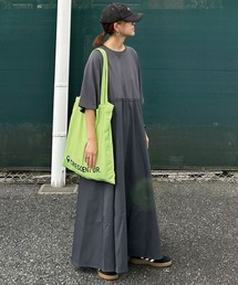 【kye】DIESEL　ノースリーブ スウェット ドッキングワンピース ワンピース 「CORNERS by KR」半袖スウェットドッキング