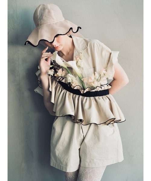 【M】オリエントミリナリー　フーティー　ベージュ ORIENT MILLINERY 帽子 ハット rosemallow「ローズマロウ