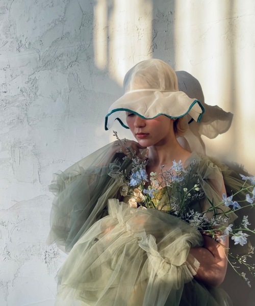 ORIENT MILLINERY 帽子 ハット rosemallow「ローズマロウ」シアーつば
