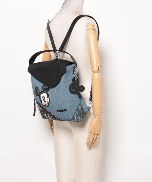 Desigual デイバック リュック ミッキーデニム 2wayショルダー