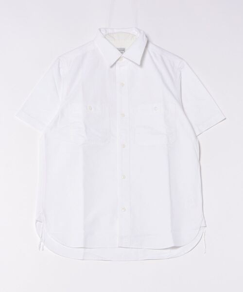 ブラウス シャツ 「HOUSTON」OXFORD WORK SHIRT レディース メンズ HOUSTON ブラウス シャツ 「HOUSTON」OXFORD S/S WORK SHIRT