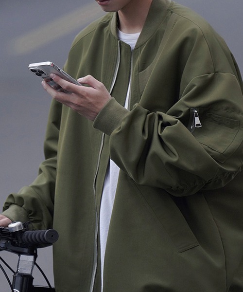 ロフトスキー　オーバーサイズMA-1 FREE SIZE NEW GENTLEMAN ma1 ma-1 アイスマン オーバーサイズ MA-1 メンズ