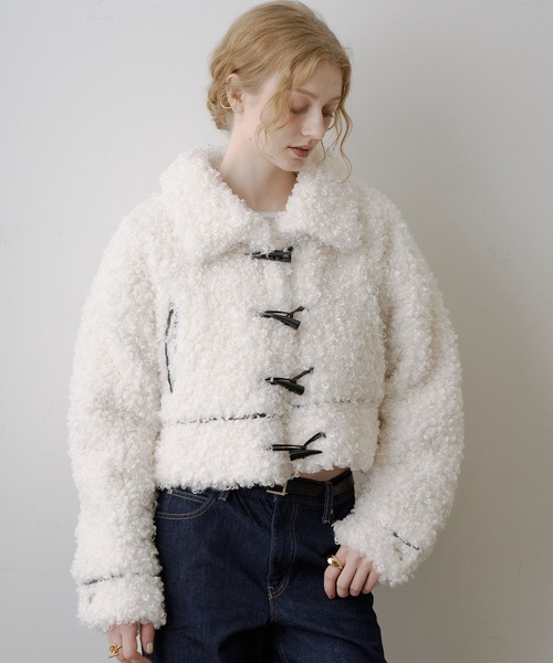 VIOLETTA（ヴィオレッタ） コート アウター ボアショートコート