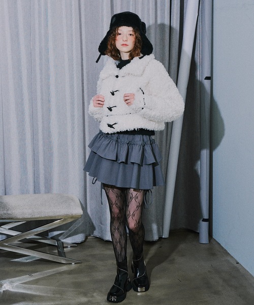 VIOLETTA（ヴィオレッタ） コート アウター ボアショートコート