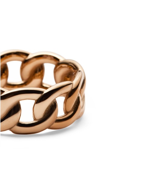 指輪 リング Chunky Chain Ring レーディスリング ローズゴールド レディース メンズの画像