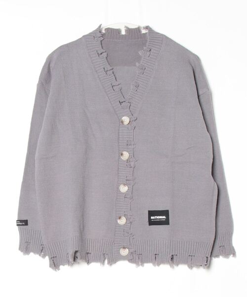 00s diesel ディーゼル　ロングニットベスト　グランジ y2k 変形 M-CLARKSVILLEX-C Rib-knit tube top with Oval D｜ブルー