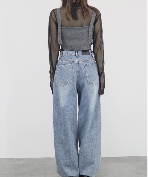 キャミソール ZIP付ニットビスチェ／ zip knit bustier ノースリーブ キャミソール クロップド ミニ丈 レイヤード 重ね着 シンプル セール】ZIP付ニットビスチェ／ zip knit bustier ノースリーブ