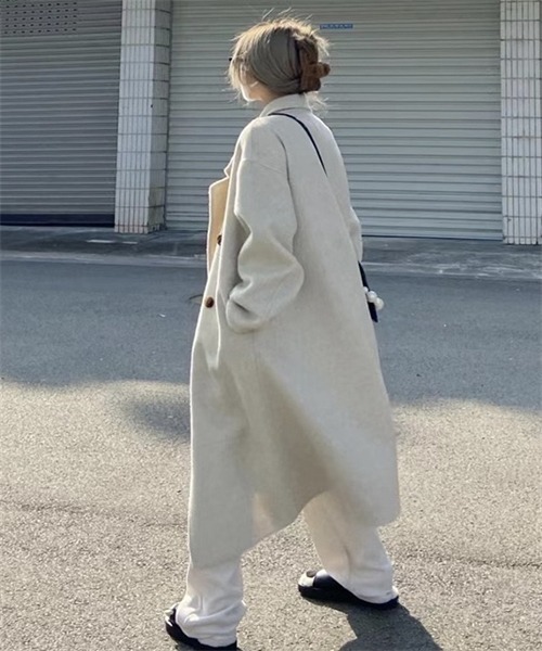 glamb チェスターコート　ピークドラペル【3】モード系　美シルエット ピークドラペル チェスターコート｜OUTLET (MEN'S) / アウトレット