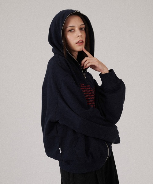 WISH FOR EVER パーカー WISH FOR EVER × ONCILY 】HEART COLLAB FULL-ZIP HOODIE/ハート